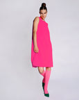 Maison Marie Saint Pierre | Dress | EPIFANIA | Pink Fluo | Orange