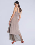 Maison Marie Saint Pierre | Dress | KAROL | Taupe | Smoke 