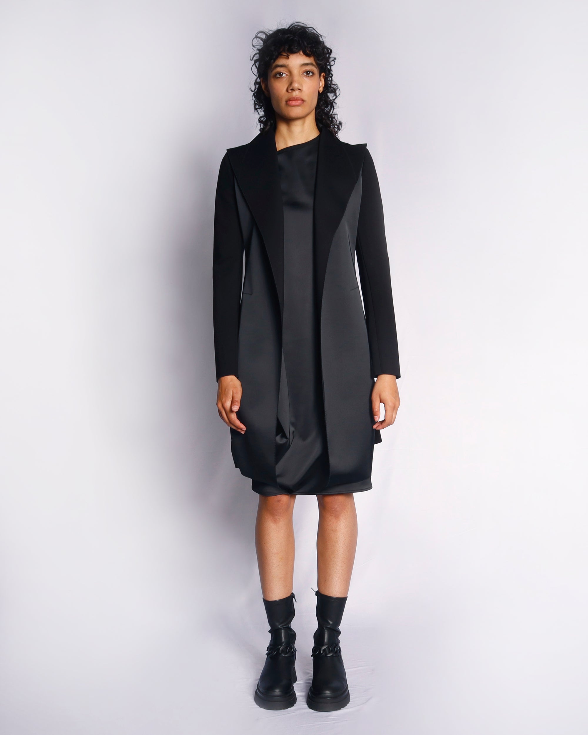 ZAKELINA Coat | Black | Maison Marie Saint Pierre