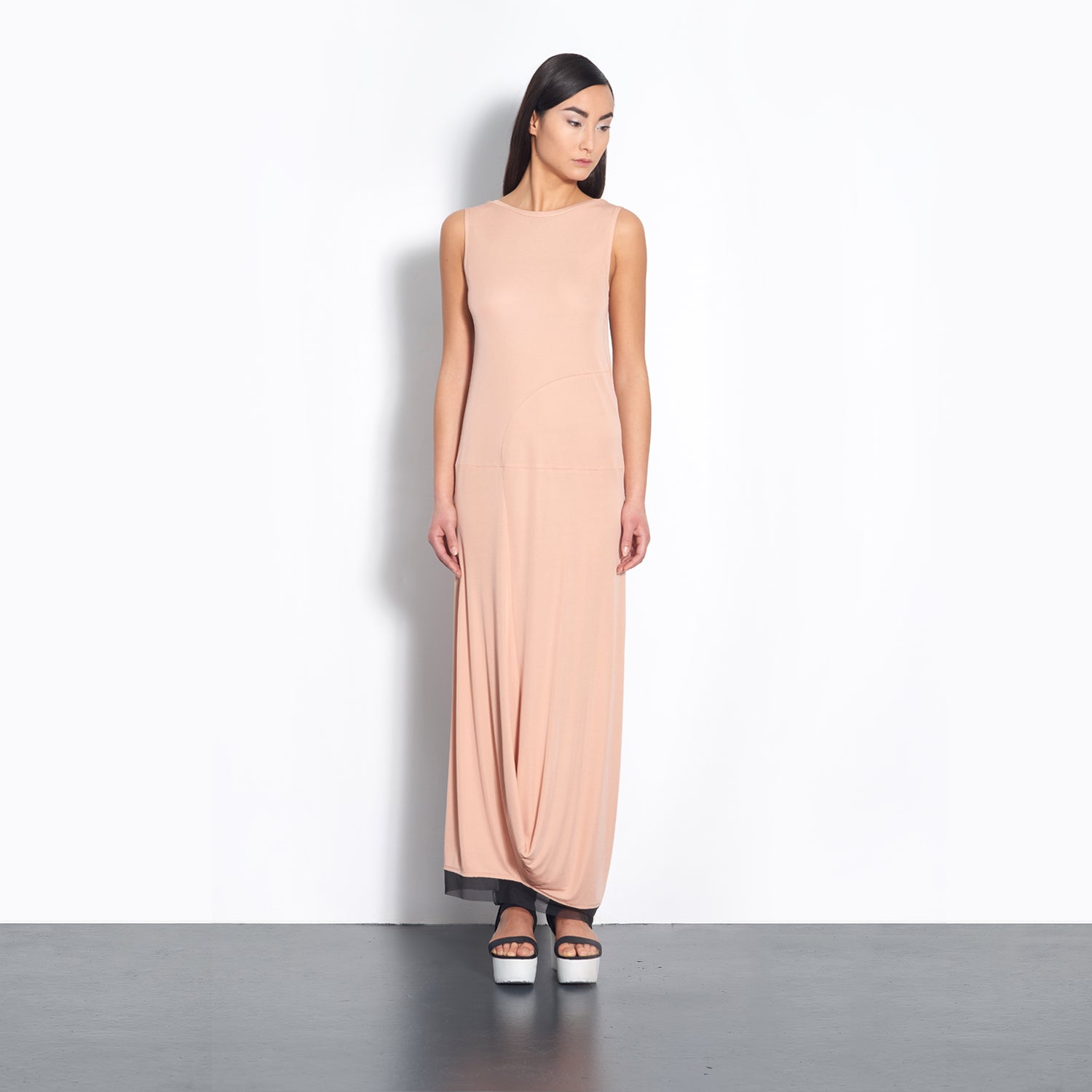 Dress MEILLET | Peach | Maison Marie Saint Pierre