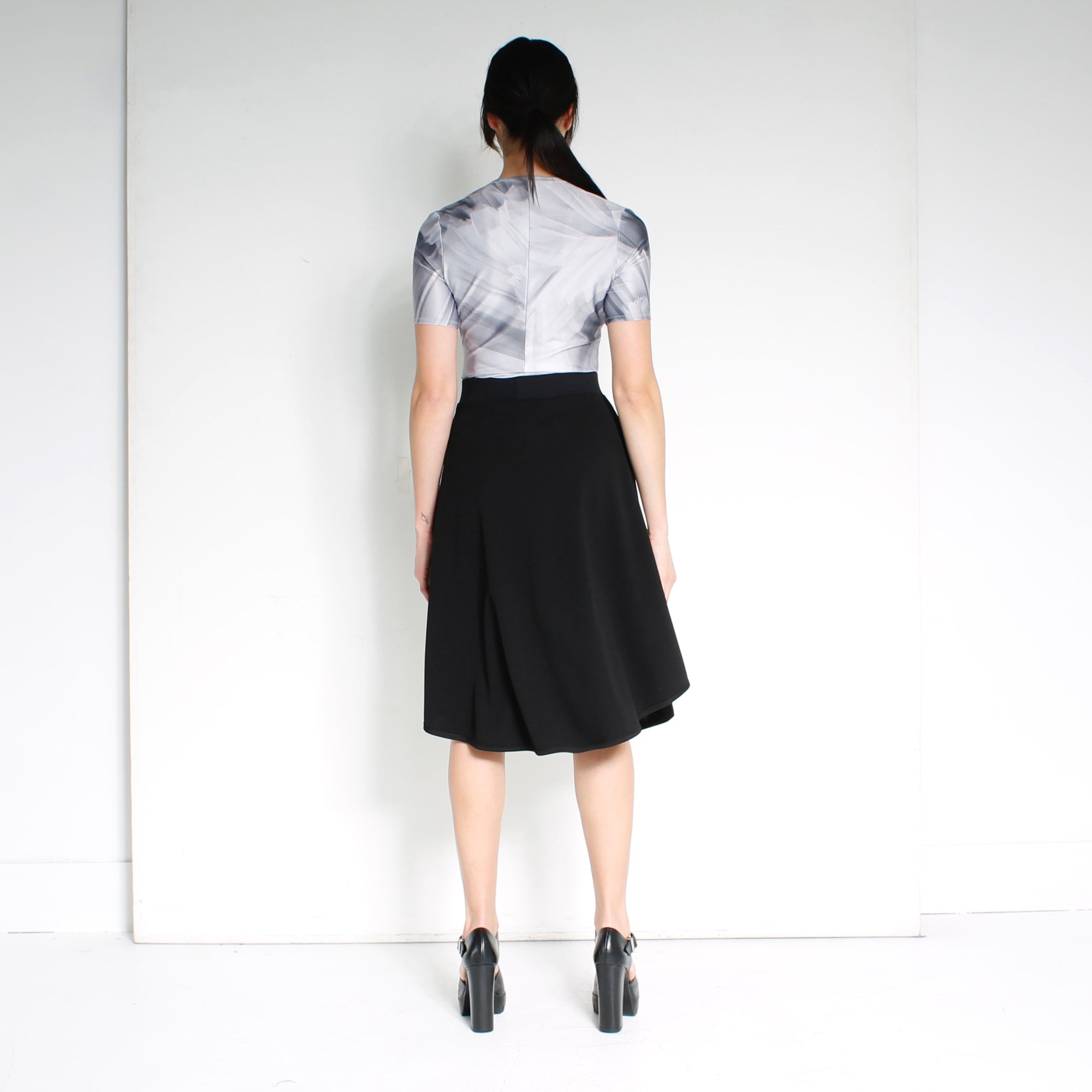 Skirt SERCANTOUR | Black | Maison Marie Saint Pierre