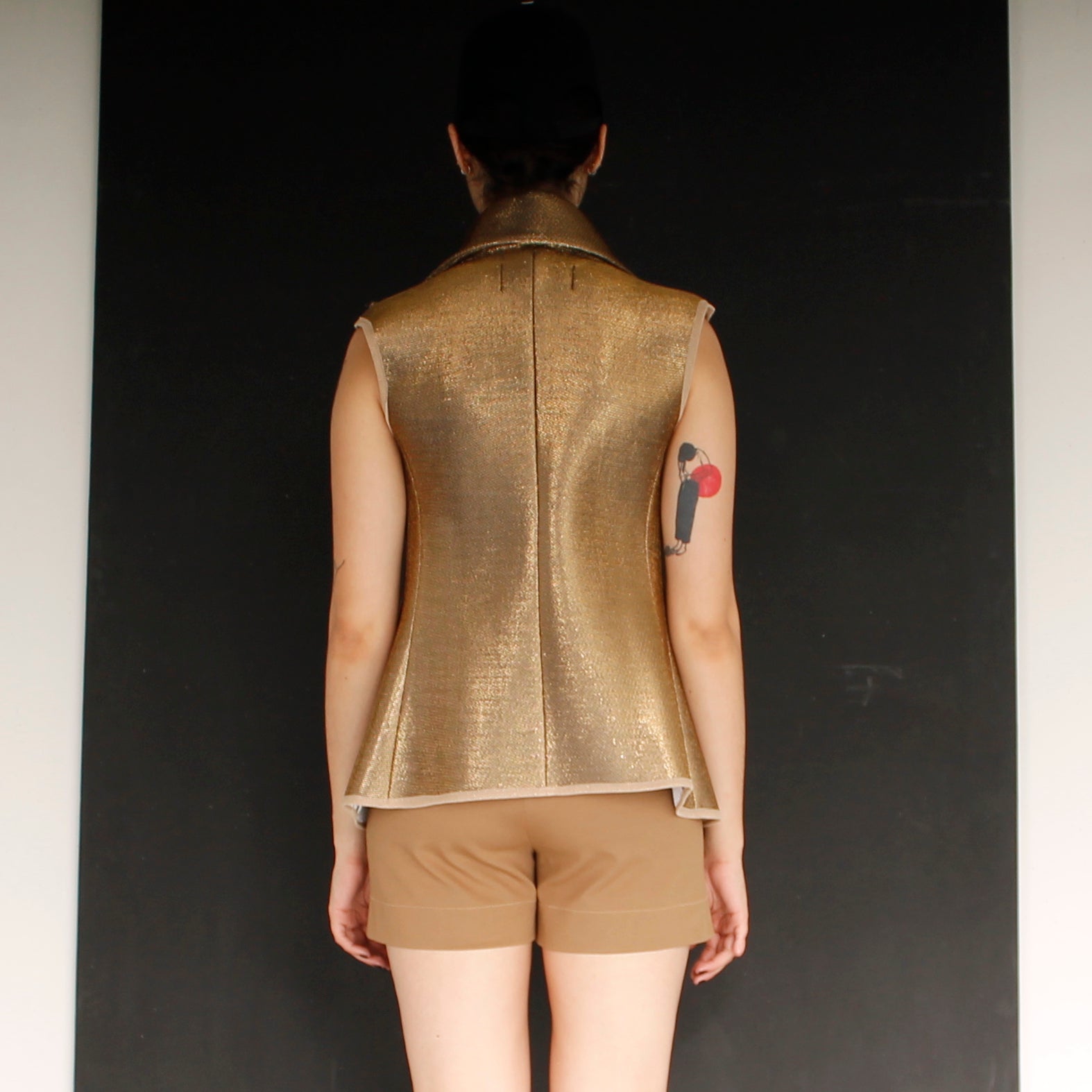 Shorts SURHA | Gold/Black | Maison Marie Saint Pierre