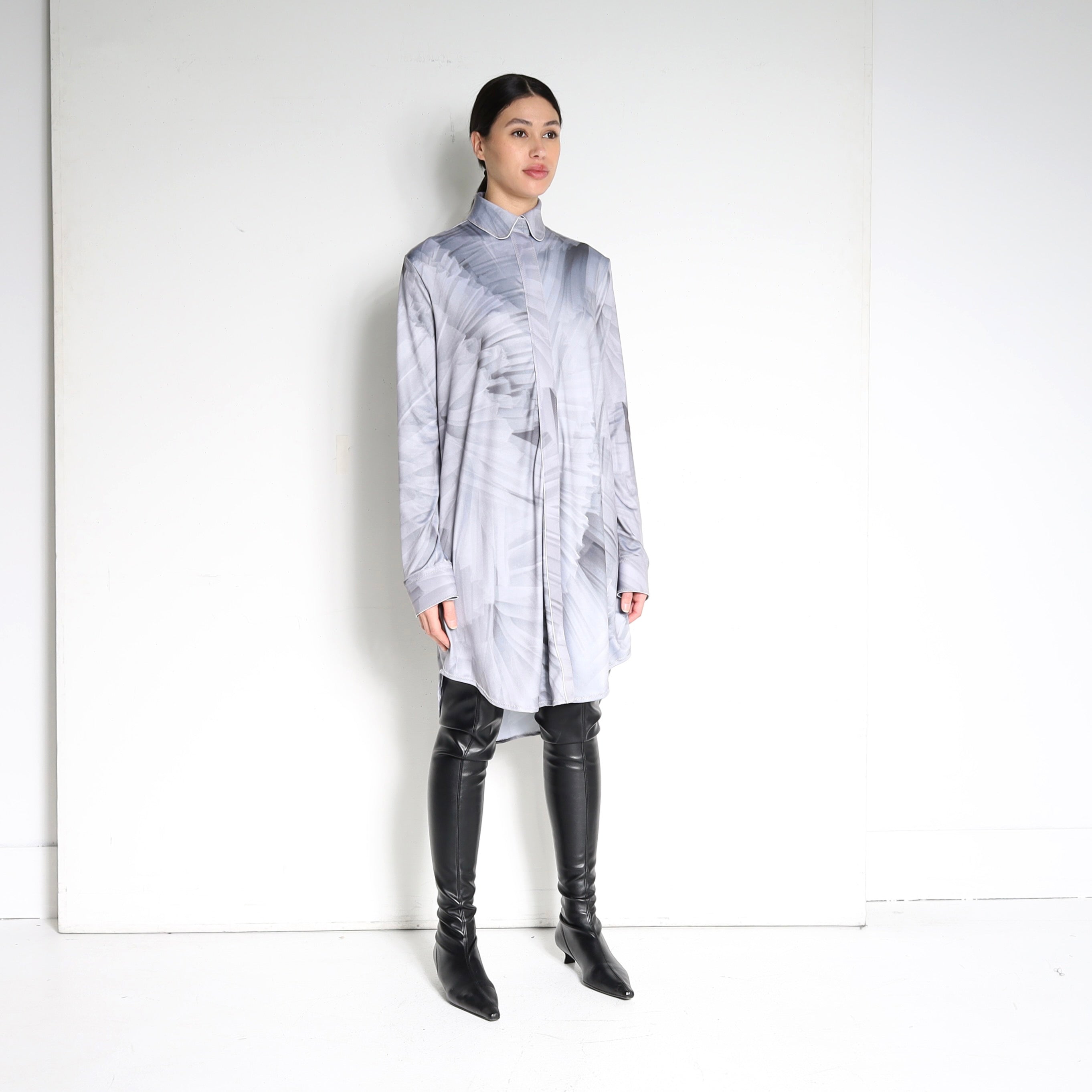 Dress SORNUH | Grey | Maison Marie Saint Pierre