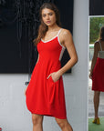 Dress SENSE | Red | Maison Marie Saint Pierre