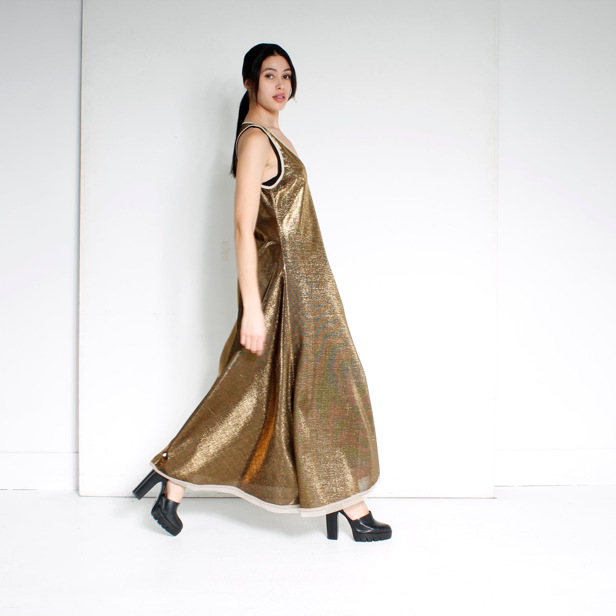 Dress SOMANO | Gold | Maison Marie Saint Pierre