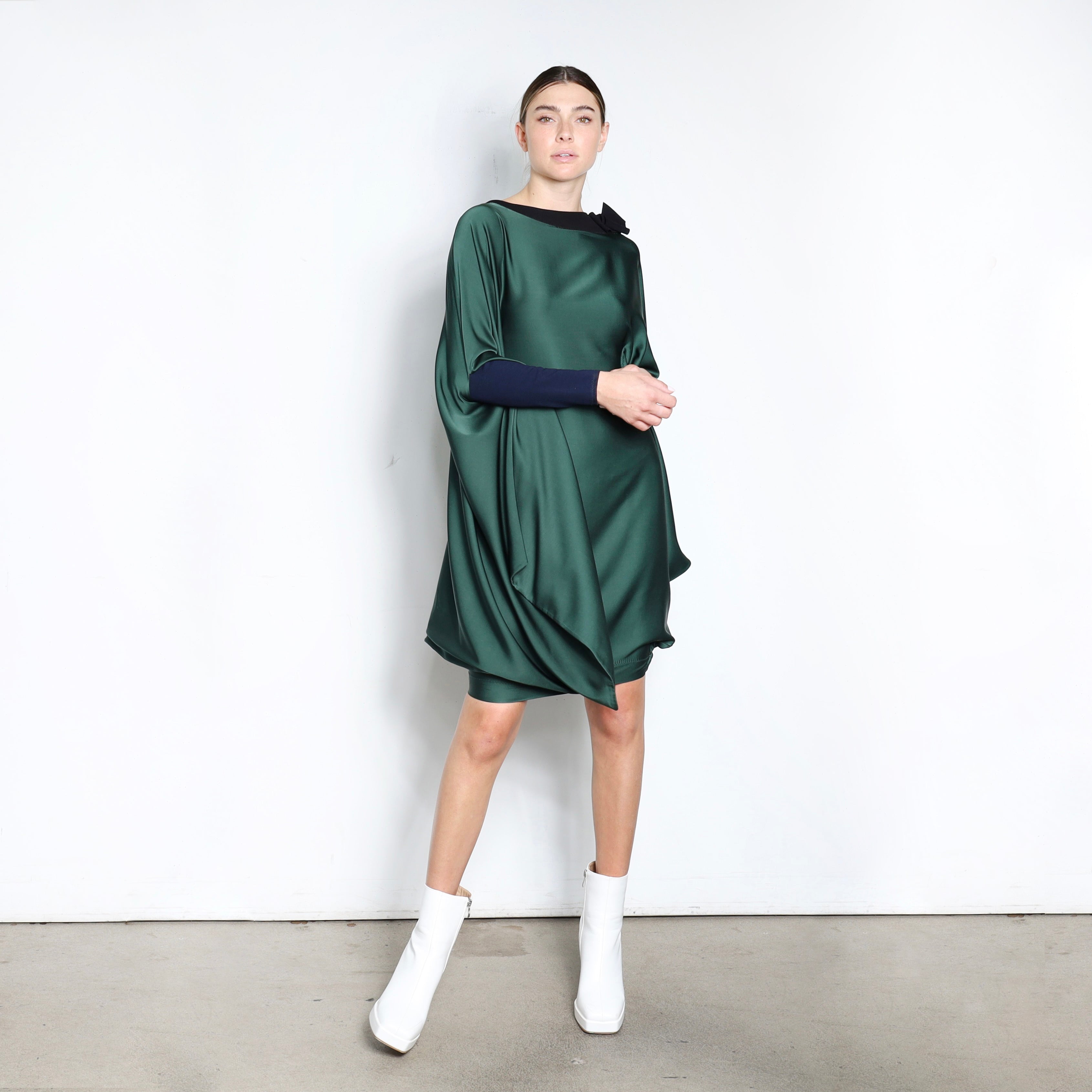 Dress YATURI | Evergreen | Maison Marie Saint Pierre