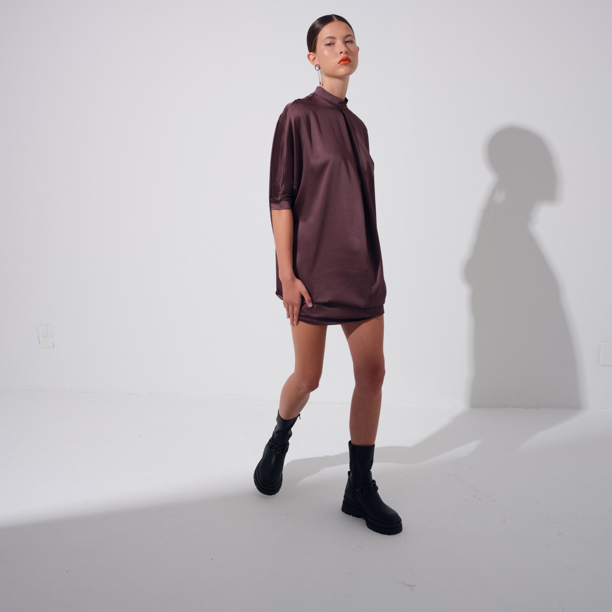 Dress ZAYIRA | Brown | Maison Marie Saint Pierre