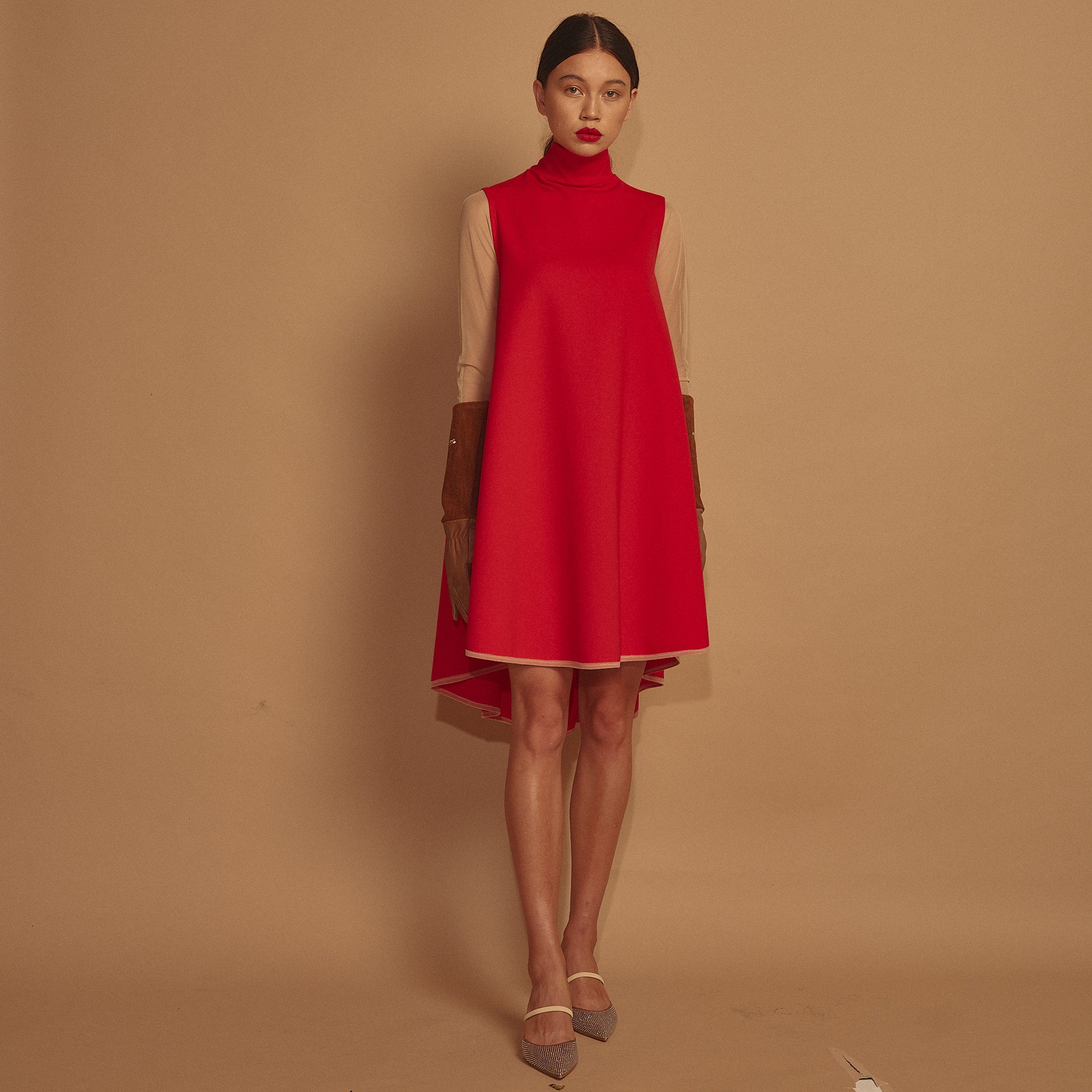 Dress TADEO | Ruby | Maison Marie Saint Pierre