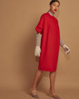 Dress TORINA | Ruby/Silver | Maison Marie Saint Pierre