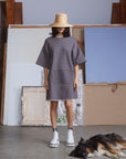Dress POSILENZA | Grey/Blush | Maison Marie Saint Pierre