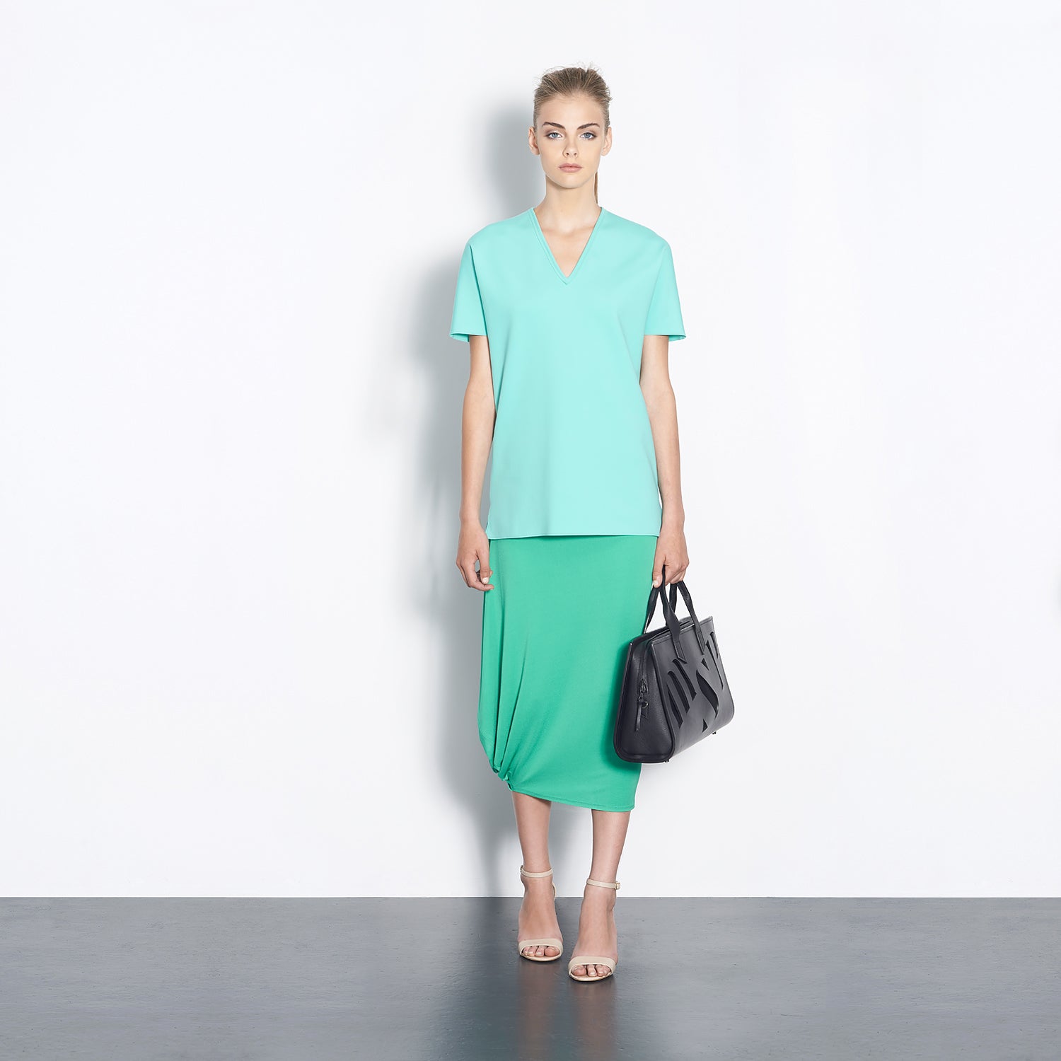 Maison Marie Saint Pierre | Knee-length Skirt | Skirts | Emerald