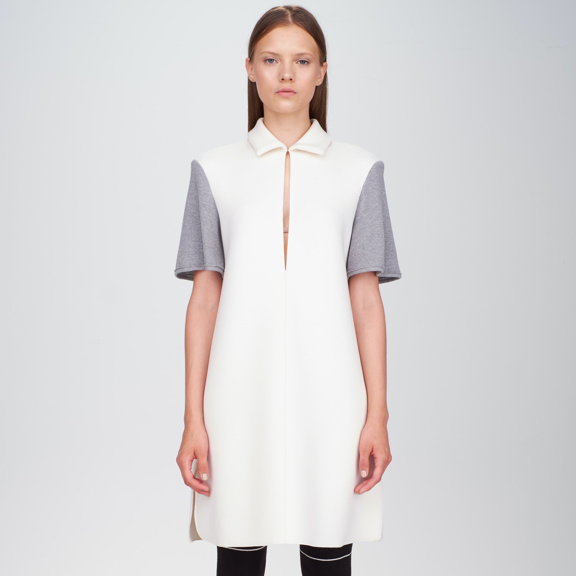 Dress HIGHLINE | White/Grey