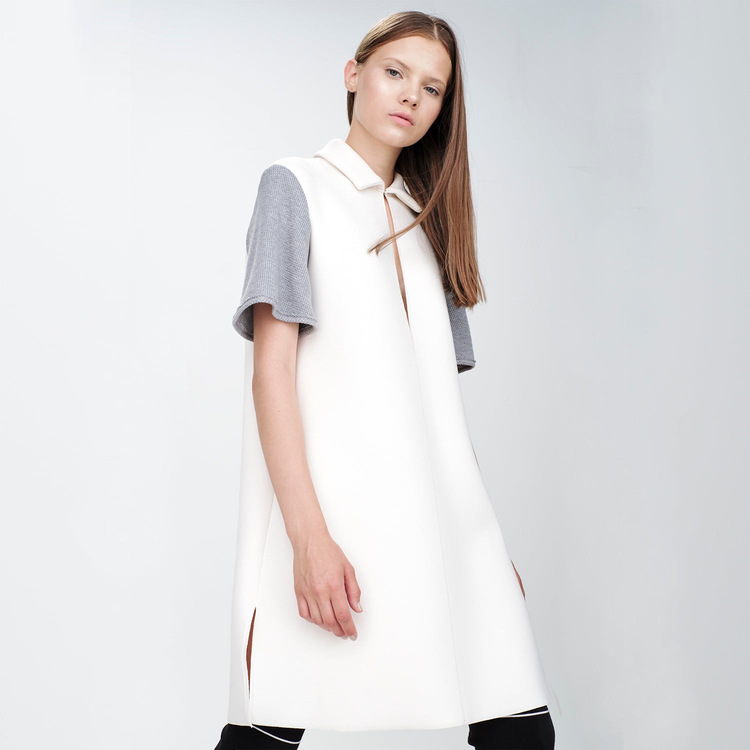 Dress HIGHLINE | White/Grey