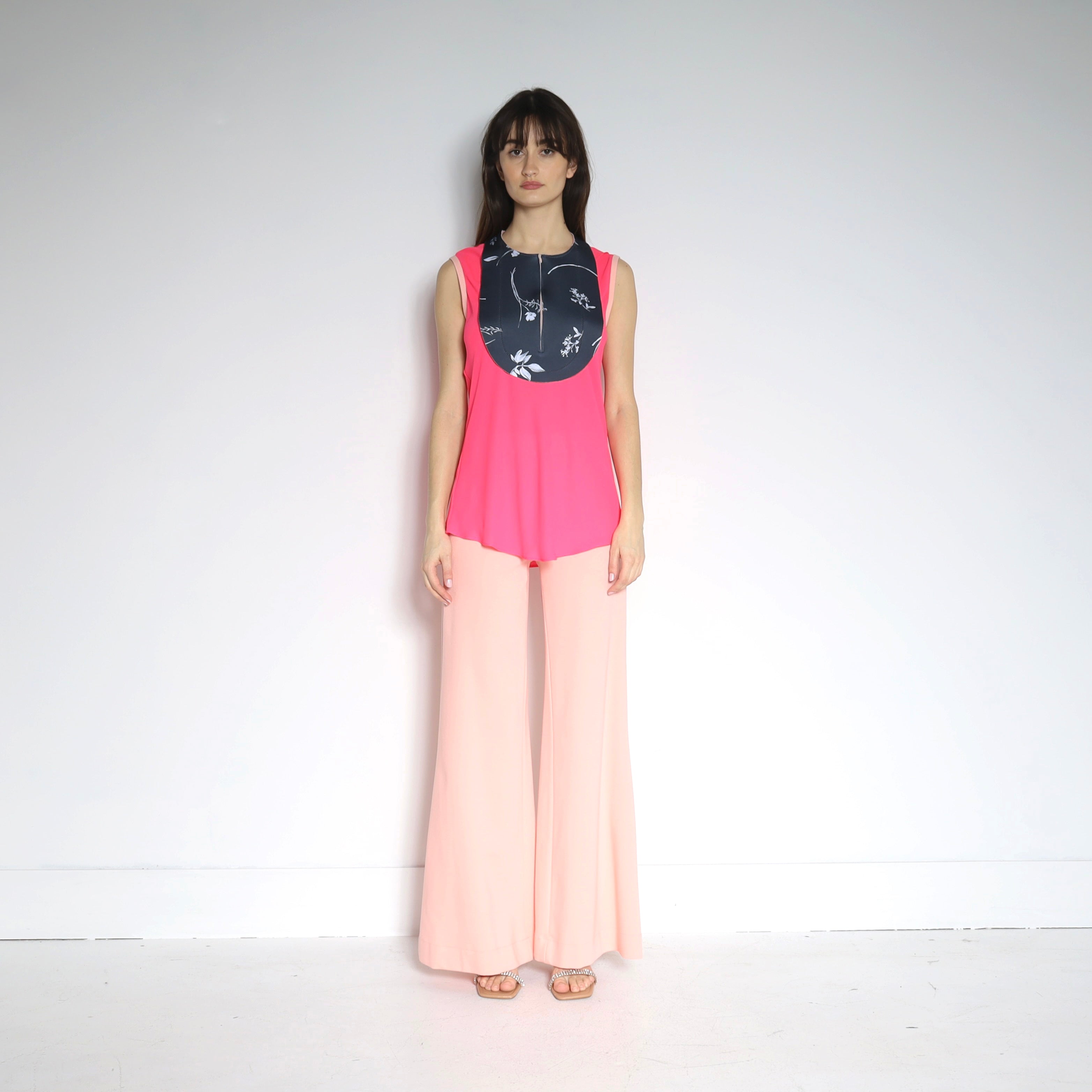 Lotus Top | Pink/Abstract Floral