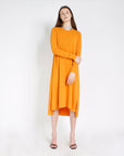 Dress PRESTOA2 | Orange/Silver | Maison Marie Saint Pierre
