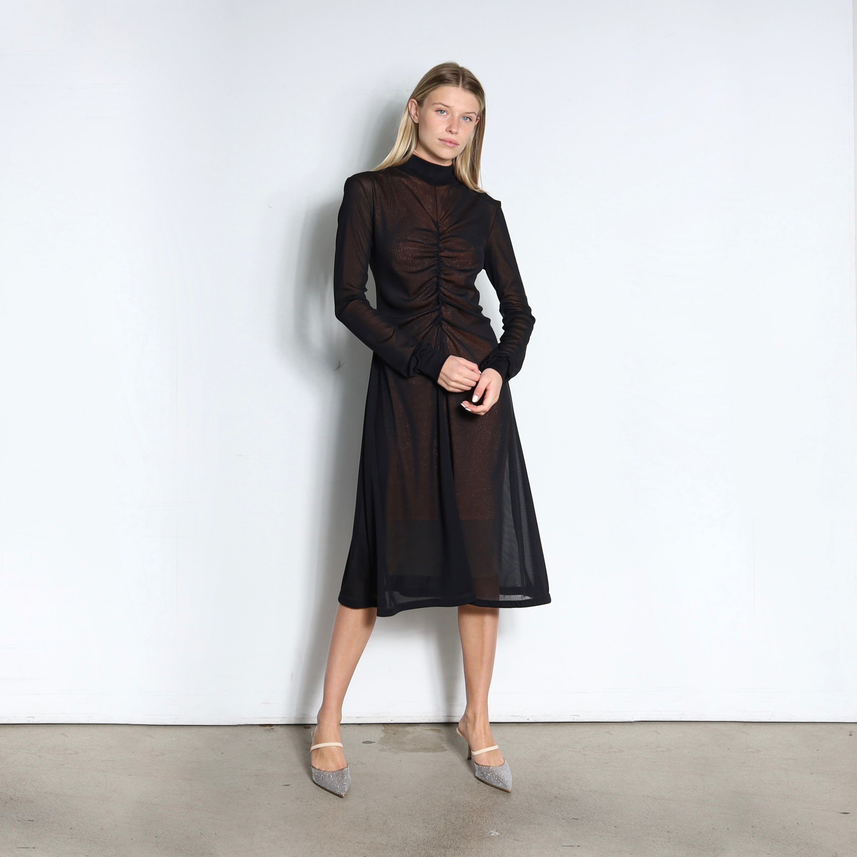 Dress TARCELOV | Black/Rosegold | Maison Marie Saint Pierre