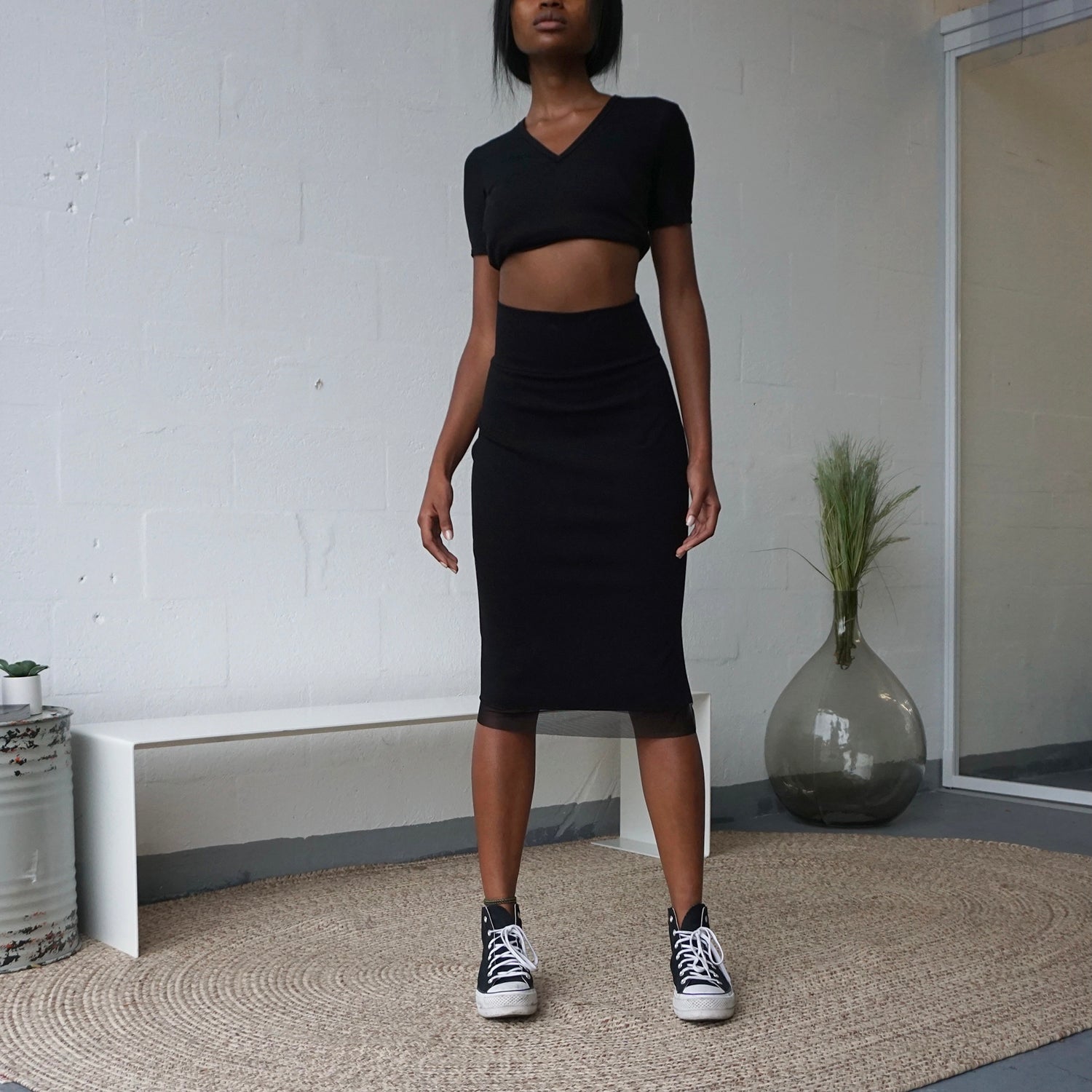 Skirt PYRTE | Black | Maison Marie Saint Pierre