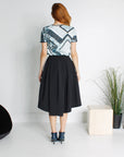 Skirt REGINA3 | Black | Maison Marie Saint Pierre