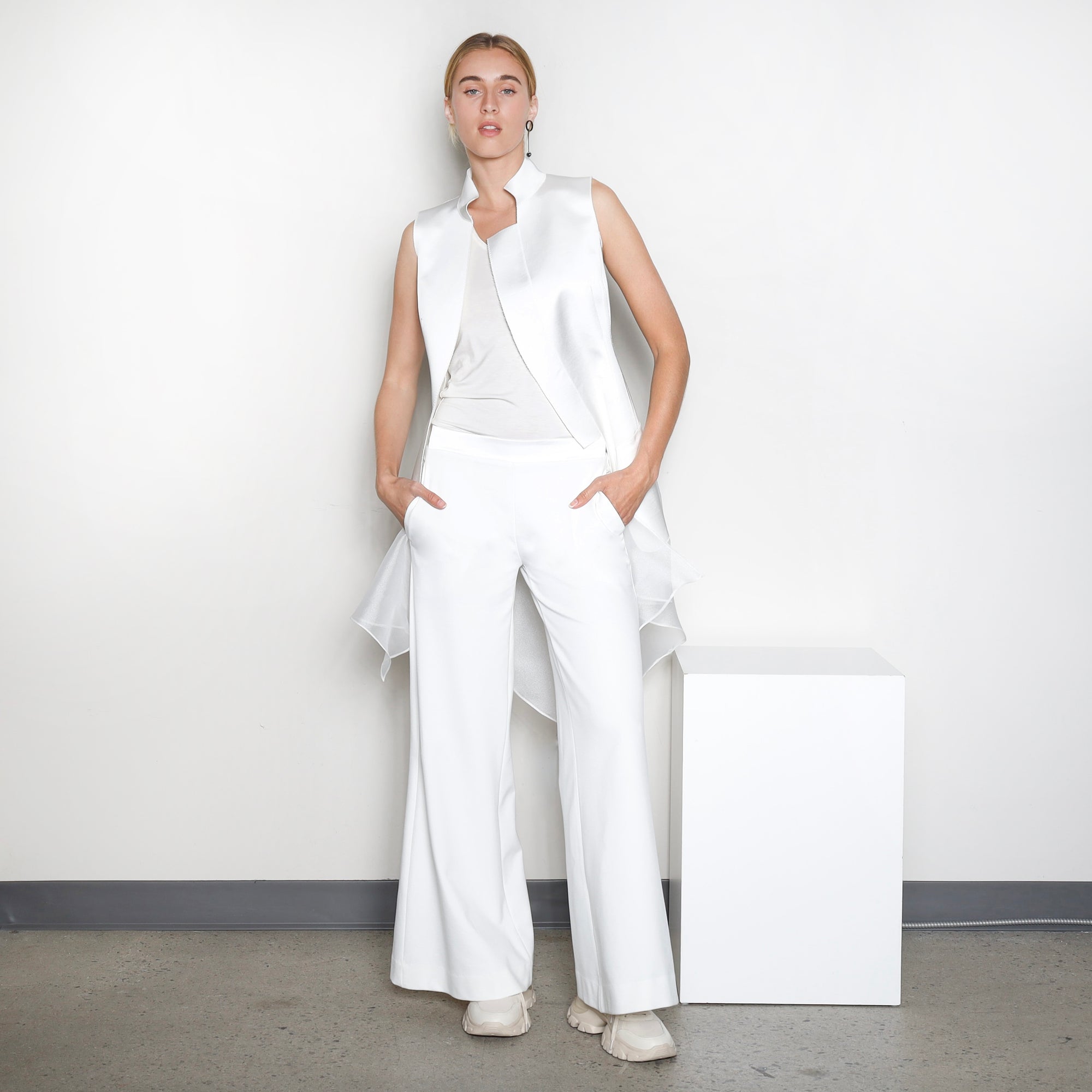 Dress ZEPHYR | White | Maison Marie Saint Pierre