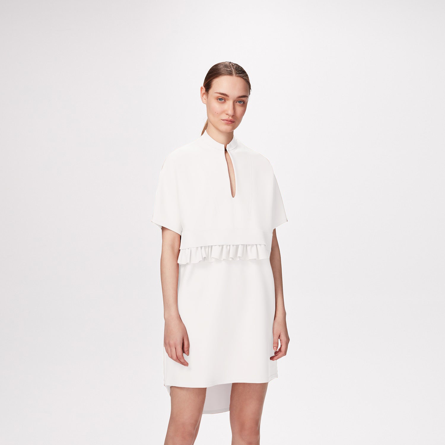 Dress FLORIN2 | White | Maison Marie Saint Pierre