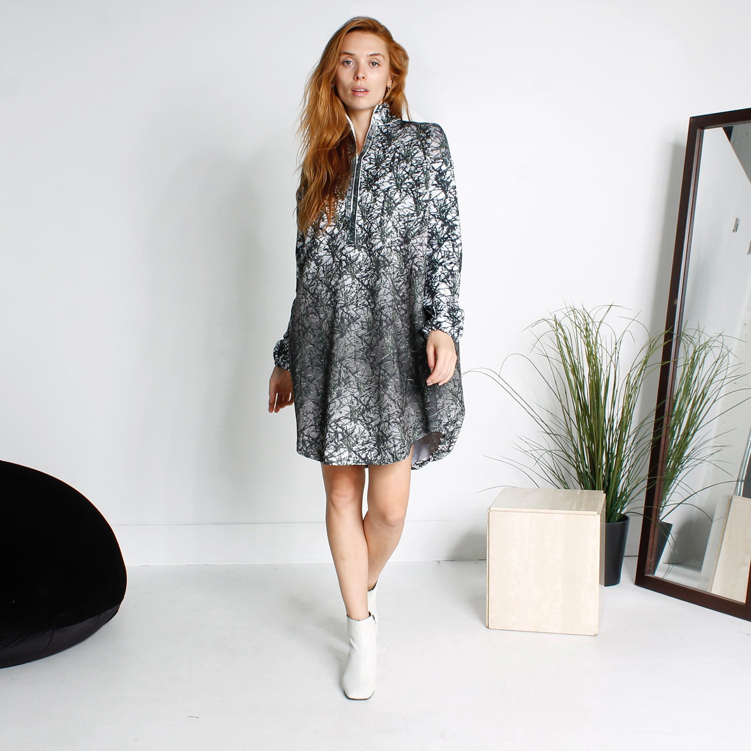 Stradivarius snake print dress sales