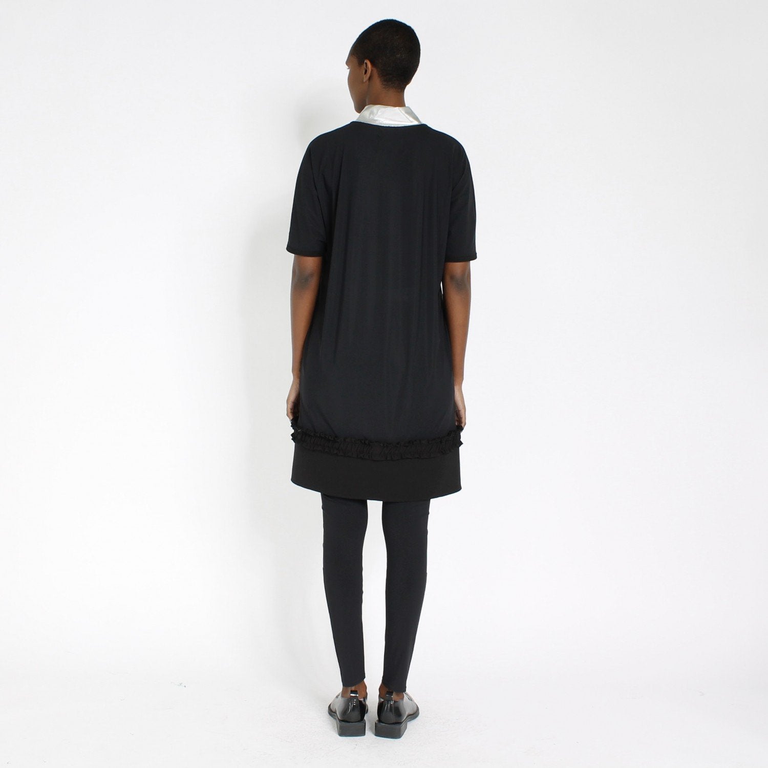 Dress MIRE | Black/Silver | Maison Marie Saint Pierre