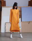 Dress PRESTOA2 | Orange/Silver | Maison Marie Saint Pierre