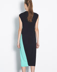 Dress CHAUVIN | Mint/Black | Maison Marie Saint Pierre