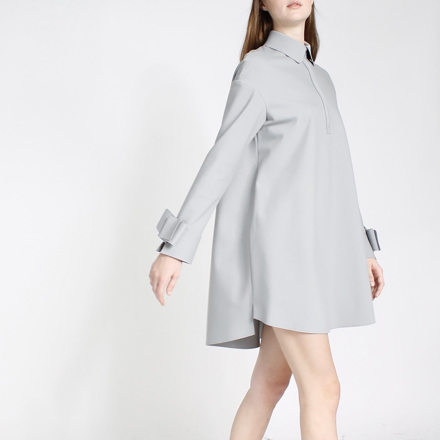 Dress PRONIA | Grey | Maison Marie Saint Pierre